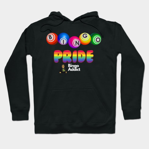 Bingo Addict Pride Tee Hoodie by Confessions Of A Bingo Addict